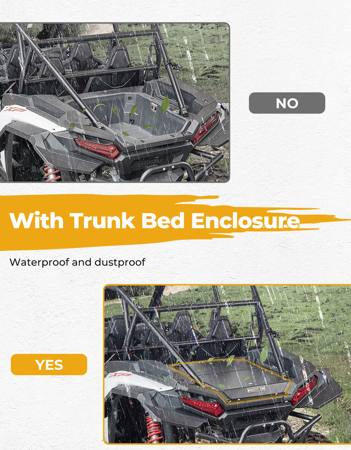 Trunk Bed Enclosure for 2024+ Polaris RZR XP 1000/4 1000 - Kemimoto