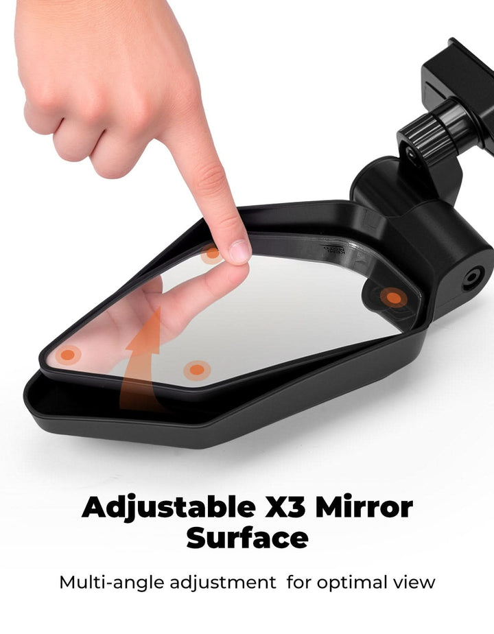 Can-Am Maverick X3 & Max RS DS Turbo Side Mirrors US Flag Pattern（2017-2025）