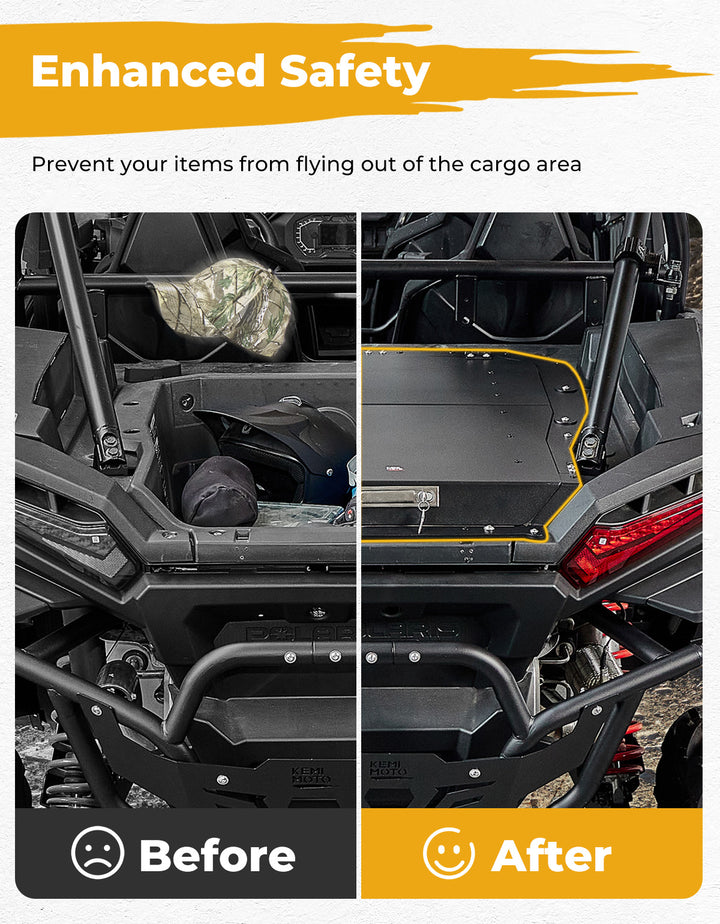 Trunk Bed Enclosure for 2024+ Polaris RZR XP 1000/4 1000 - Kemimoto