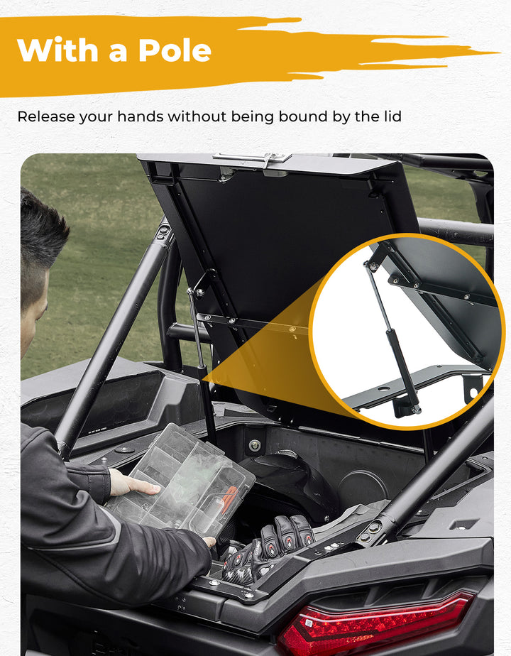 Trunk Bed Enclosure for 2024+ Polaris RZR XP 1000/4 1000 - Kemimoto