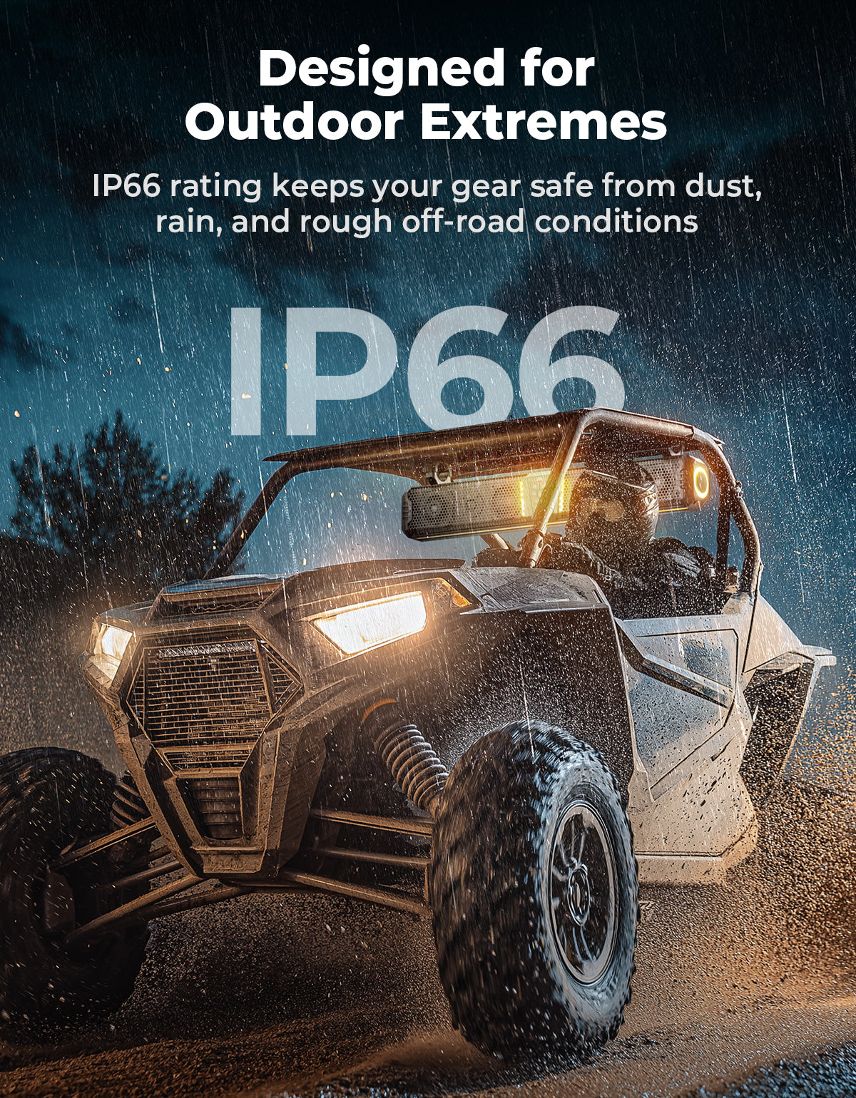 KEMIMOTO Midnight 80 32-inch 6-Speaker RGB UTV Sound Bar