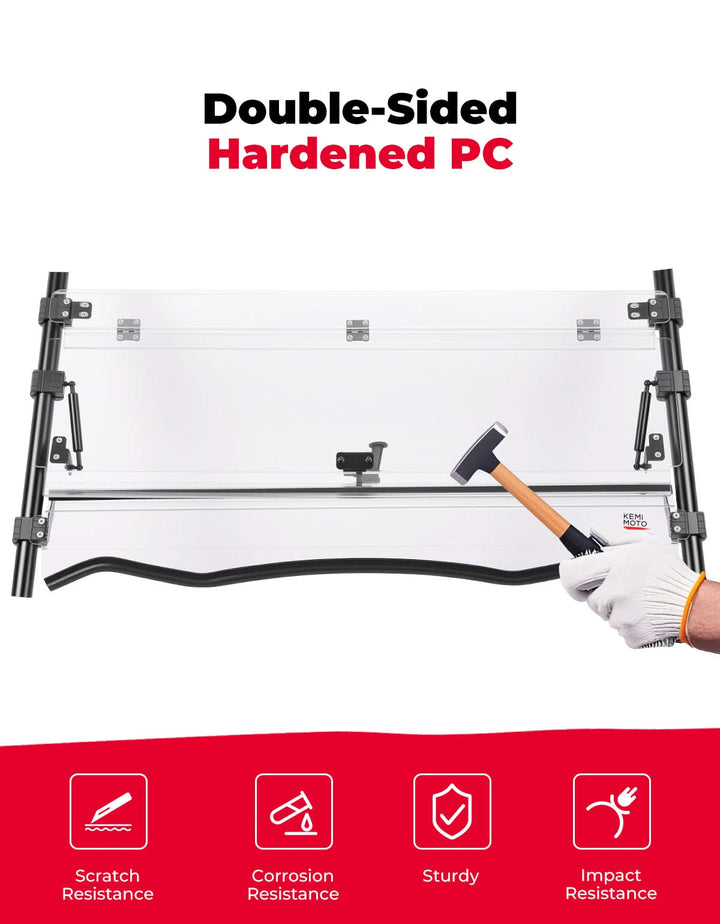 3-in-1 Flip Windshield For Kawasaki Teryx