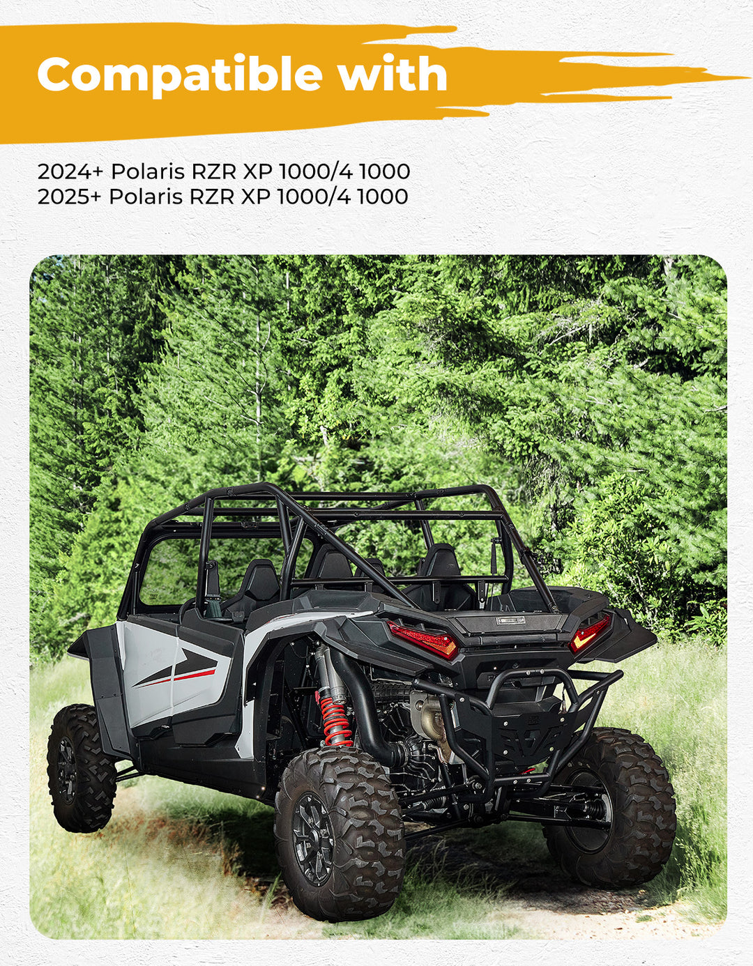 Trunk Bed Enclosure for 2024+ Polaris RZR XP 1000/4 1000 - Kemimoto