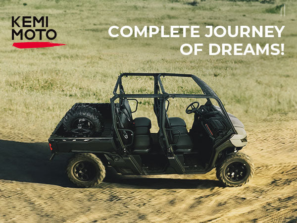 UTV Spare Tire Holder for Can-Am Defender HD5|7|8|9|10 - Kemimoto