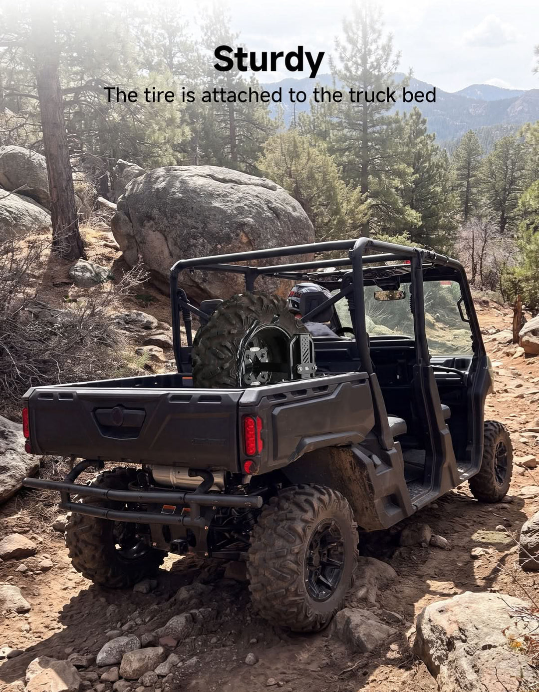UTV Spare Tire Holder for 2016–2026 Can-Am Defender