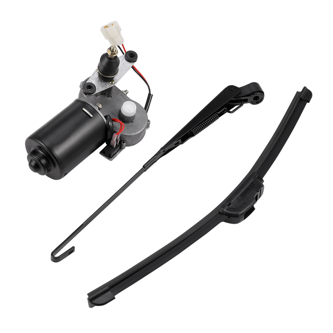 Kemimoto Universal 12V Windshield Washer Bottle Tank Pump Wiper System Reservoir Kit for Polaris RZR Ranger General