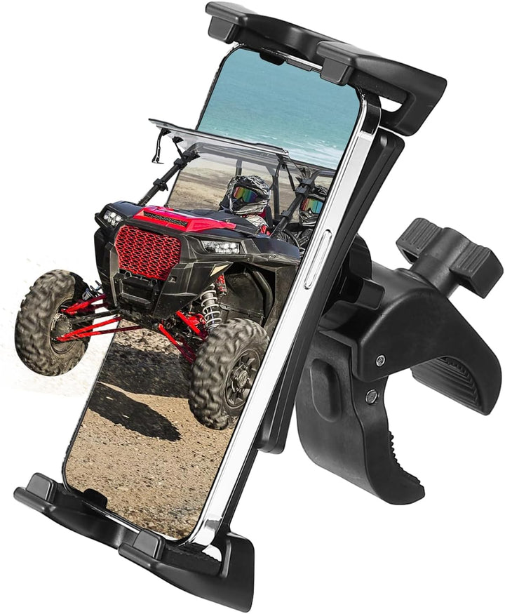 Phone Holder 720° Adjustable 4.7"-13" Clamps - Kemimoto