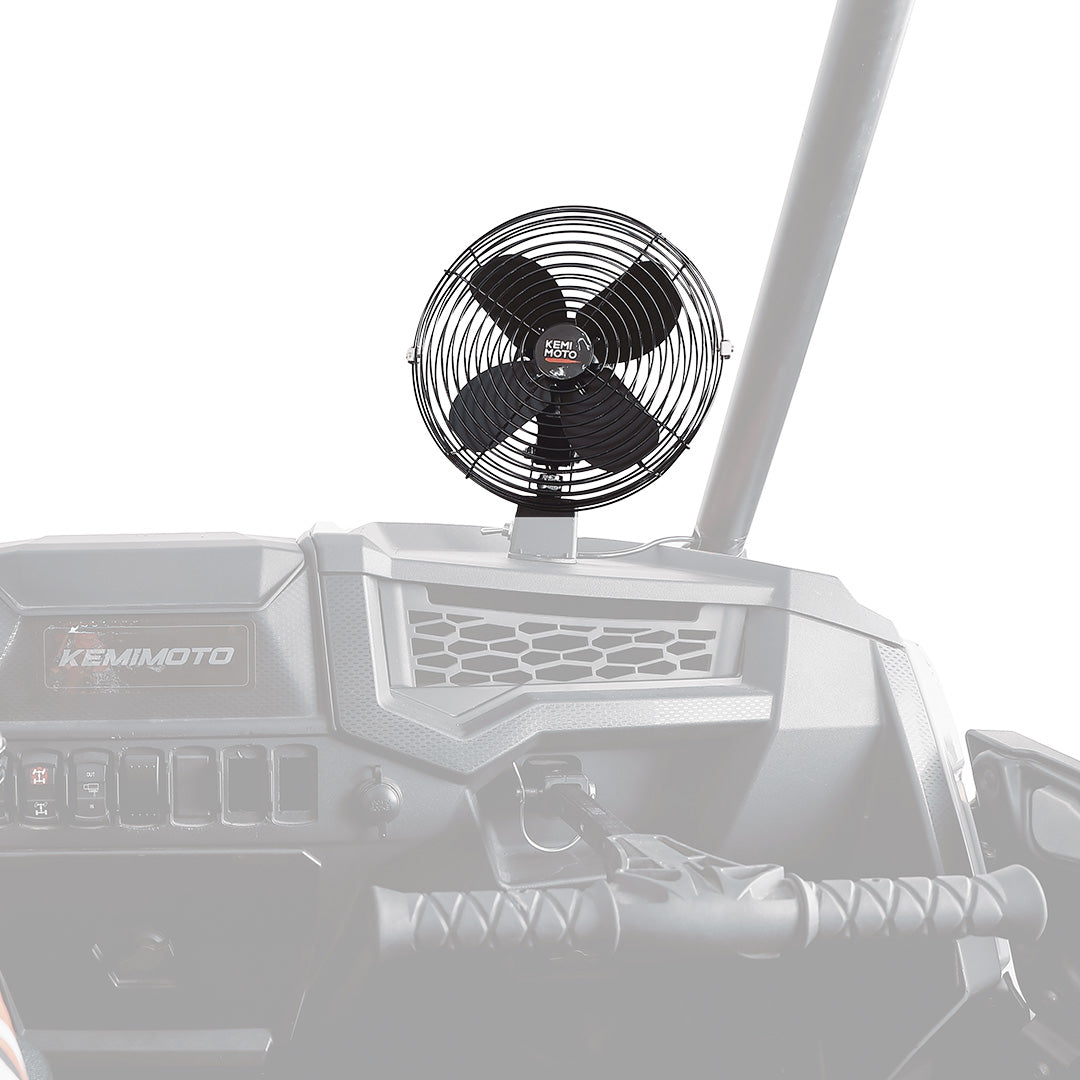 UTV 12V 8'' Cooling Fan for Car,Truck,RV - Kemimoto