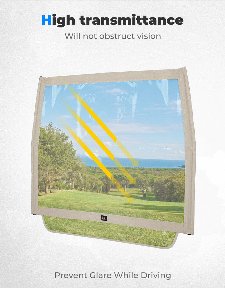 Foldable Golf Cart Windshield for Club Car DS, Tempo, Precedent - Kemimoto