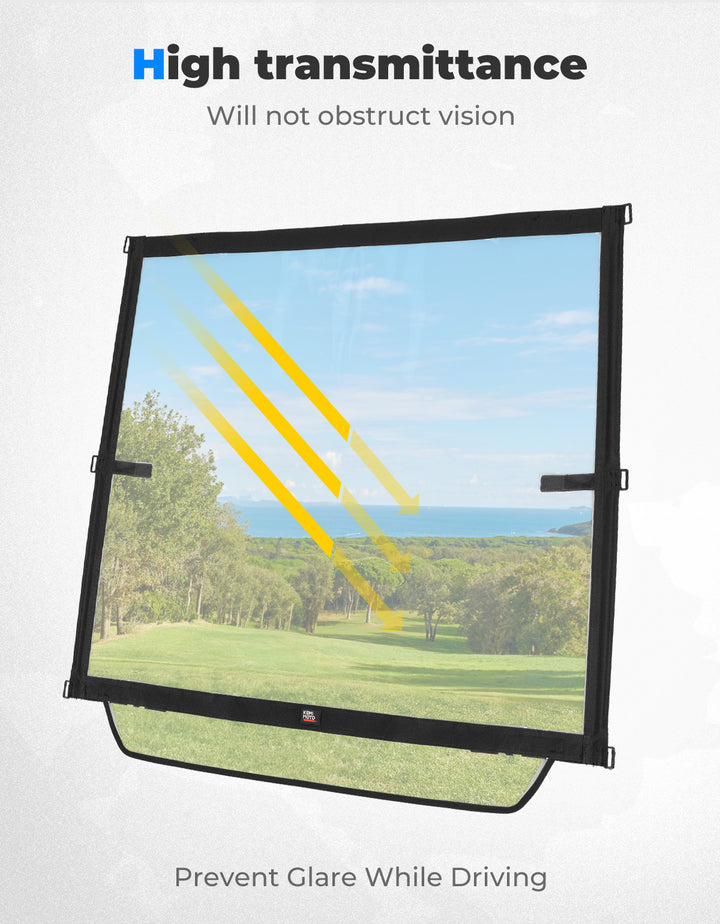 Foldable Golf Cart Windshield for EZGO TXT 1994-2013 - Kemimoto