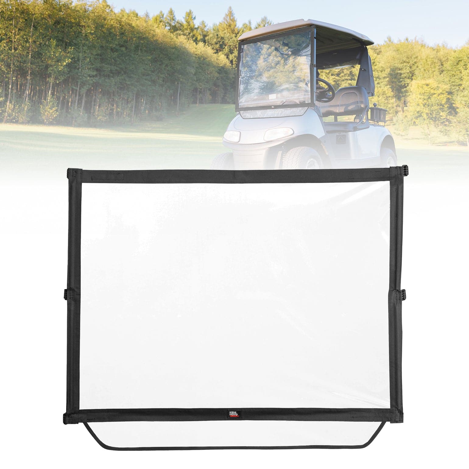 Foldable Golf Cart Windshield for EZGO RXV - Kemimoto