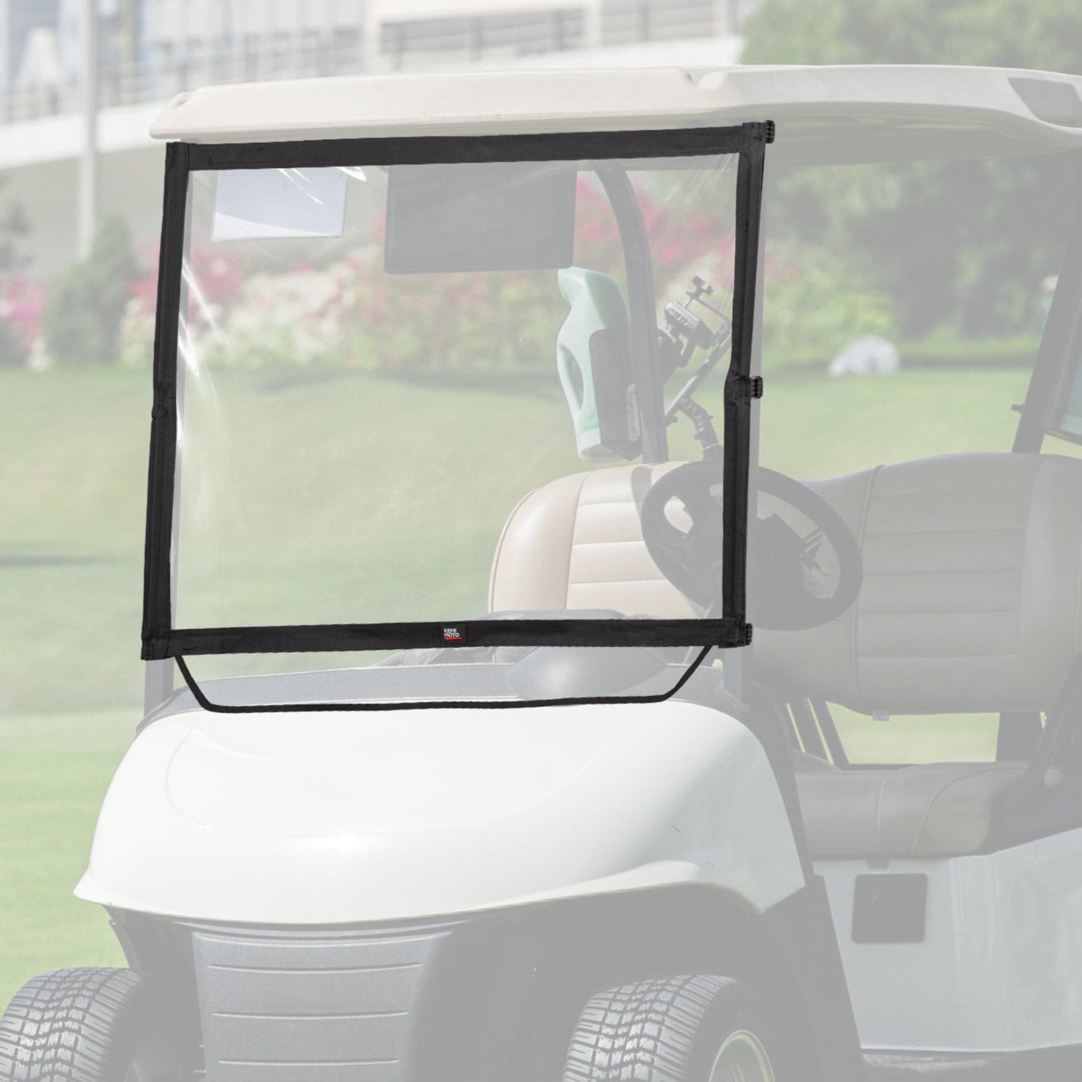 Foldable Golf Cart Windshield for EZGO RXV - Kemimoto