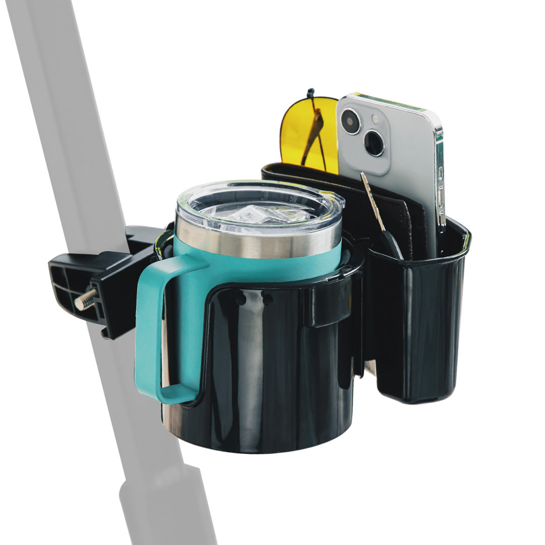 Golf Cart Universal 2-in-1 Cup Holder
