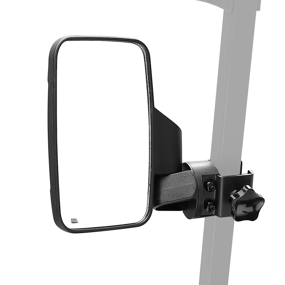 Golf Cart Side Mirrors for 0.75"-1.25" Square Rail