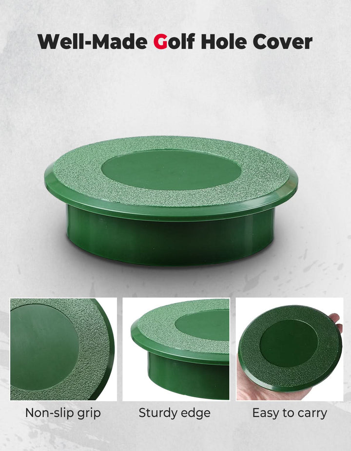 4PCS Golf Hole Cup Covers for Putting Green Practice