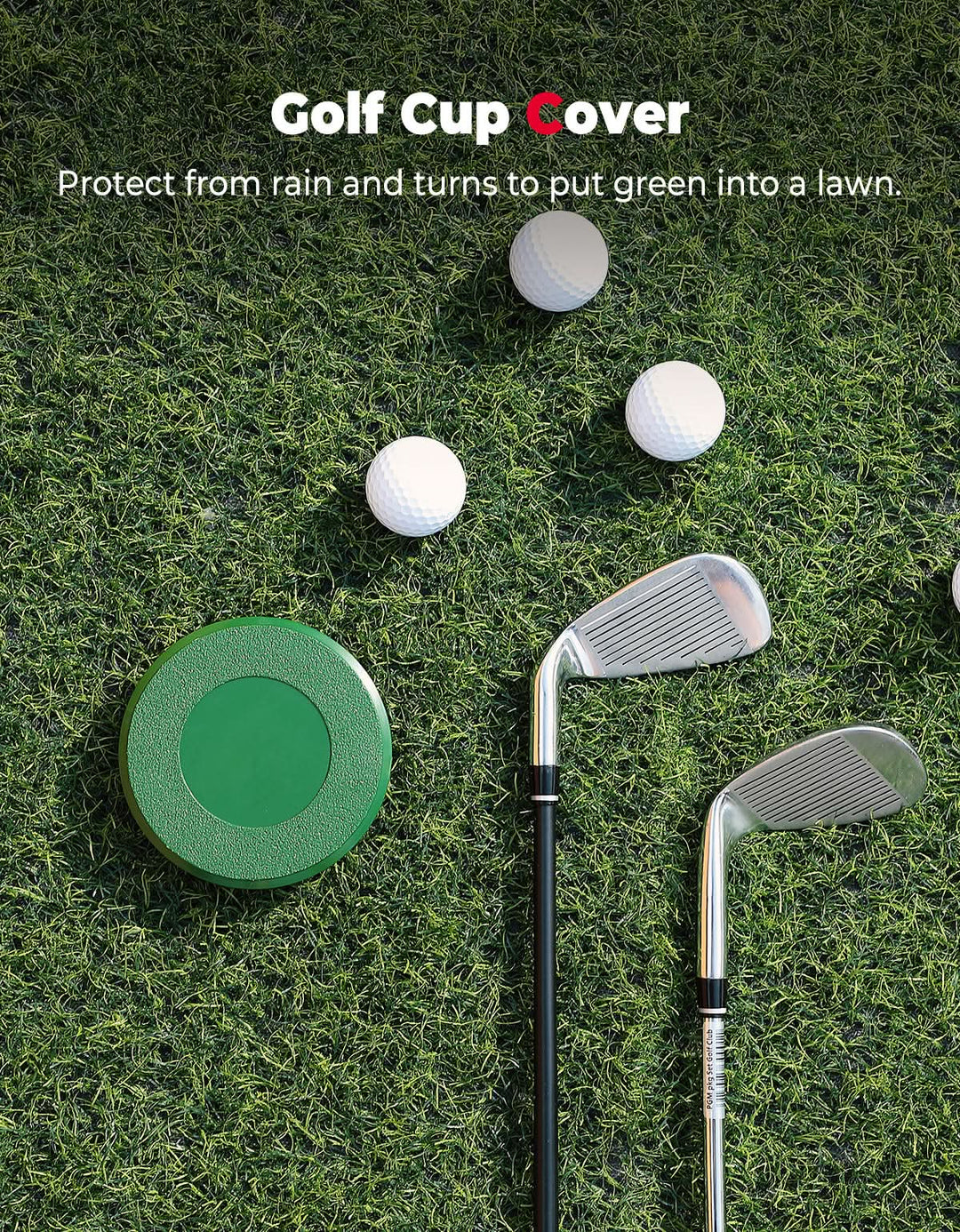 4PCS Golf Hole Cup Covers for Putting Green Practice