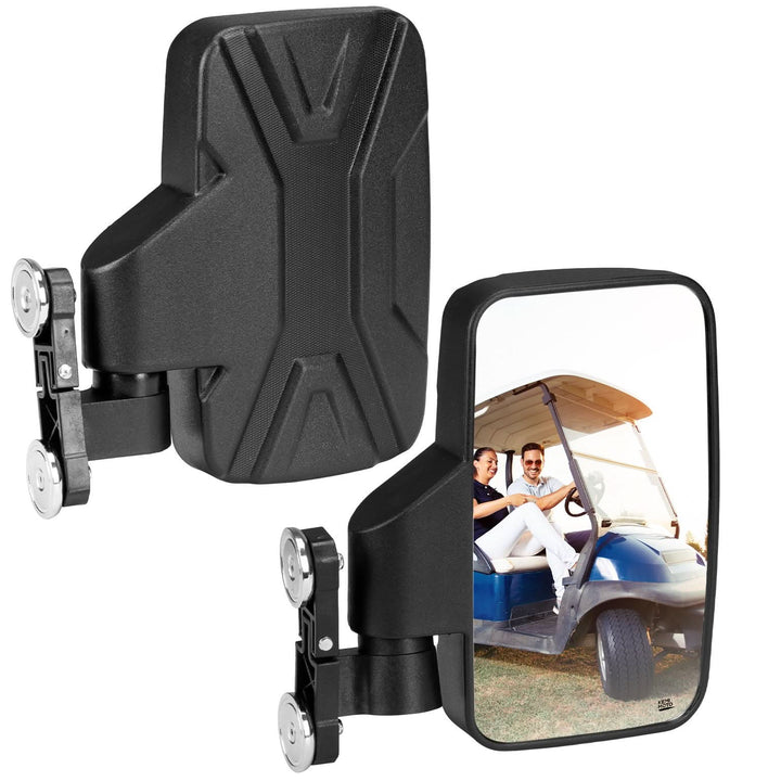 Magnetic Golf Cart Side Mirrors, Universal Rear View Mirrors - Kemimoto