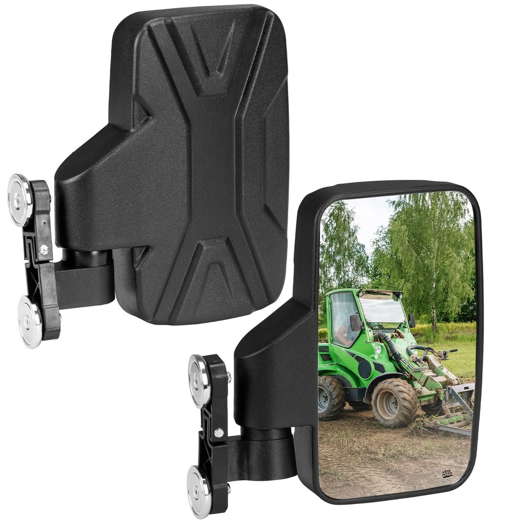 Magnetic Golf Cart Side Mirrors, Universal Rear View Mirrors - Kemimoto