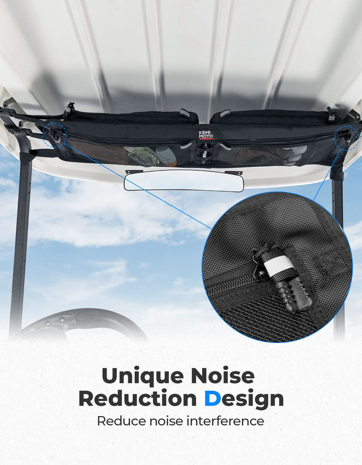 Golf Cart Overhead Storage Bag for Club Car Precedent Tempo