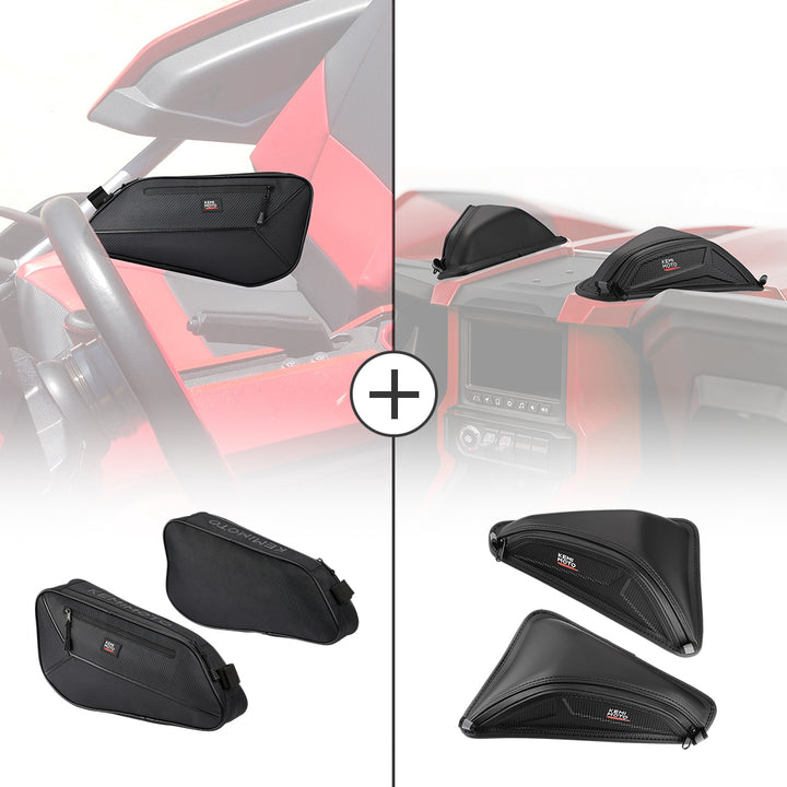 Side Storage Bags & 2pcs Dashboard Bags for Polaris Slingshot