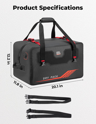 Waterproof Duffle Bag 45L Heavy Duty Marine Dry Bags for Sea-Doo LinQ - Kemimoto