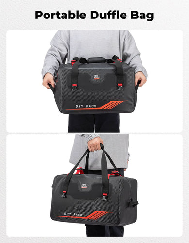 Waterproof Duffle Bag 45L Heavy Duty Marine Dry Bags for Sea-Doo LinQ - Kemimoto