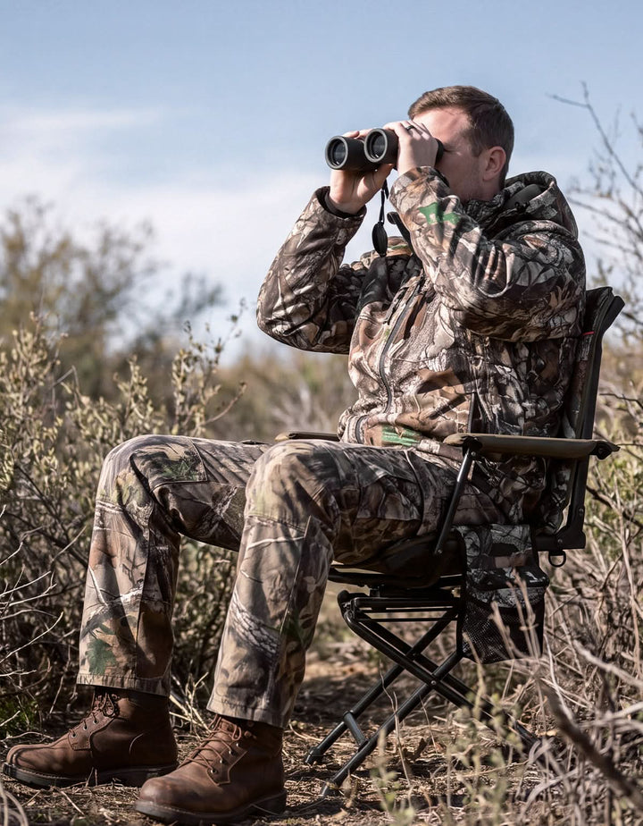 360° Silent Swivel Heated Hunting Chair