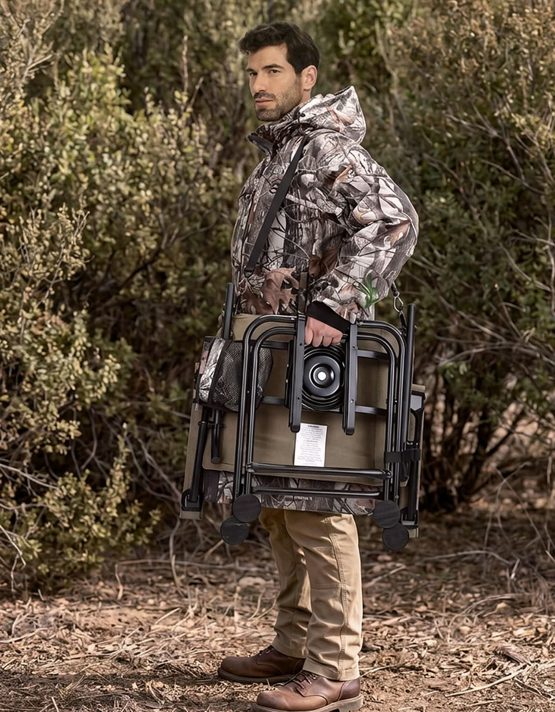 360° Silent Swivel Heated Hunting Chair