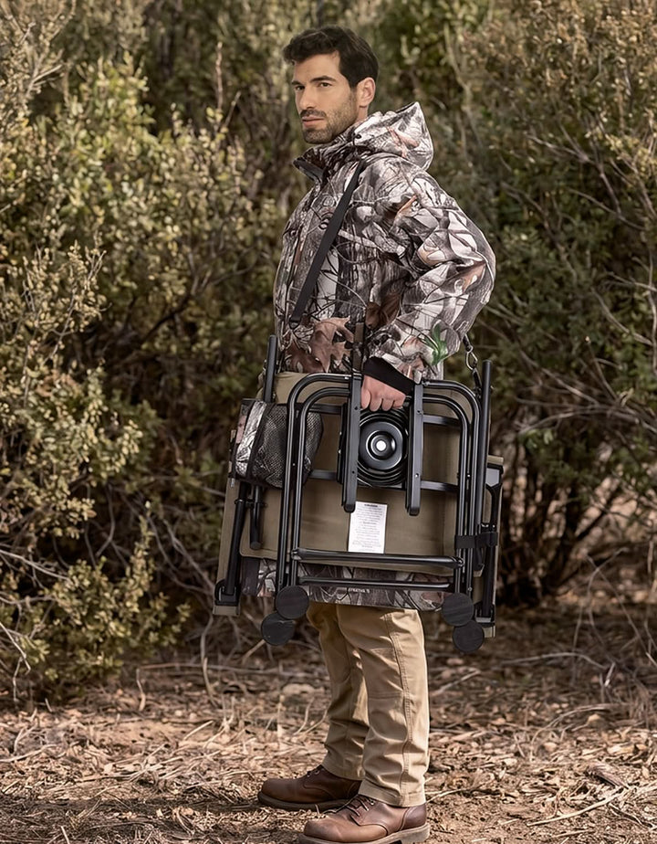 360° Silent Swivel Heated Hunting Chair
