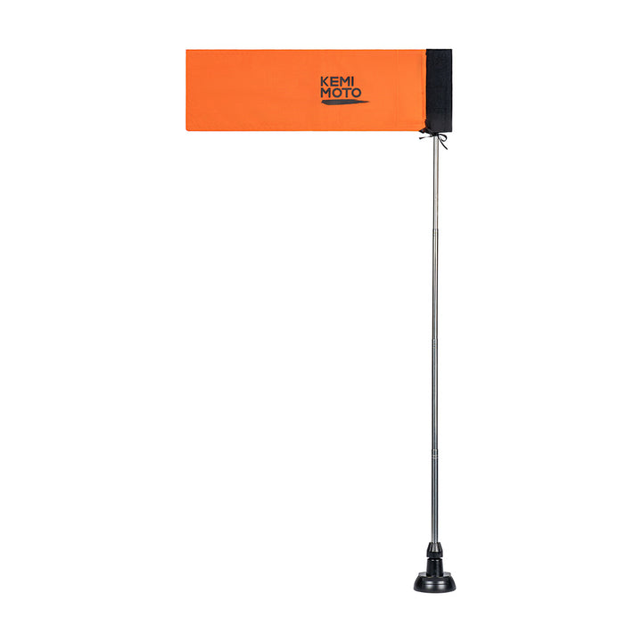 Kemimoto Orange Boat Flag, Kayak Flag with Storage Bag