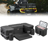 71L ATV Rear Seat Storage Bag with Cooler & Removable Cushion for Polaris, Can-Am