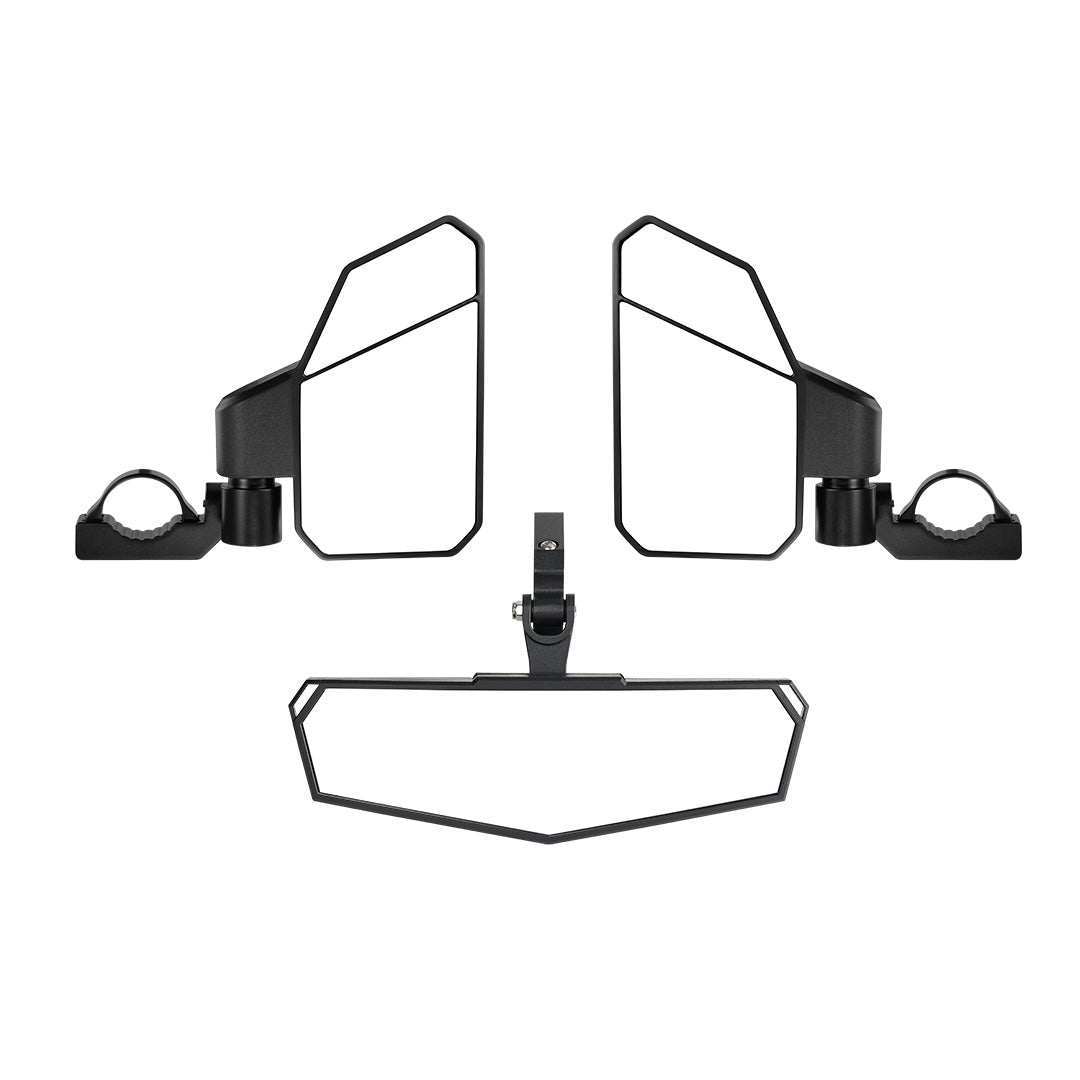 UTV Side Mirrors and Center Mirror for 1.6