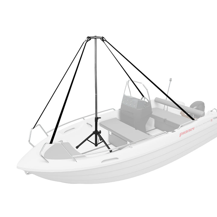 Boat Cover Support with Metal Tripod Base and Mushroom Top