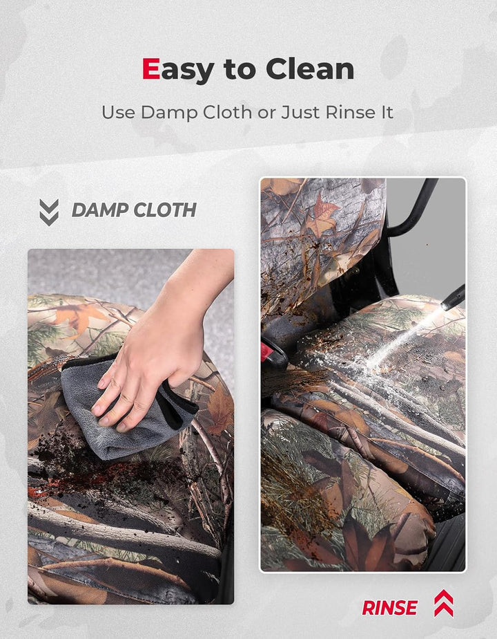 Waterproof Camo Seat Cover for Can-Am Defender MAX HD10|9|8|7 - Kemimoto