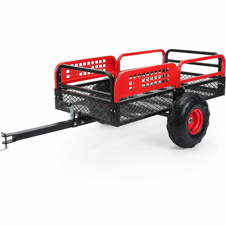 ATV/UTV 12 Cu. Ft. 1500 lbs Universal Pull Behind Dump Cart Trailer