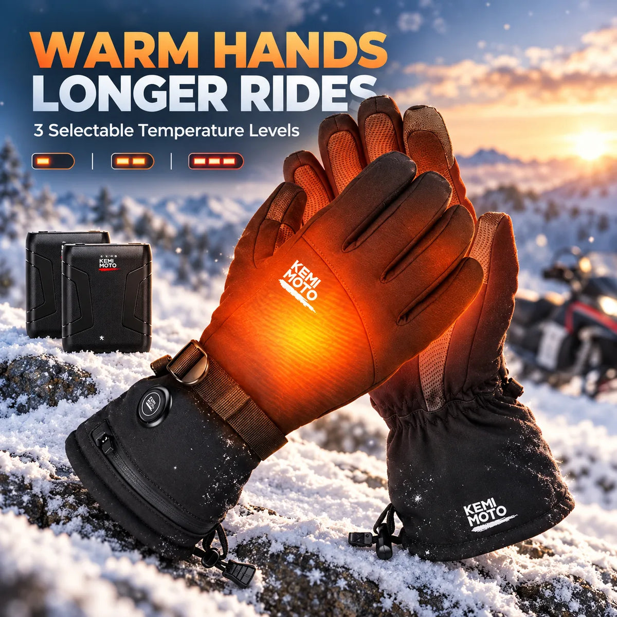 Adjust warmth as the ride changes