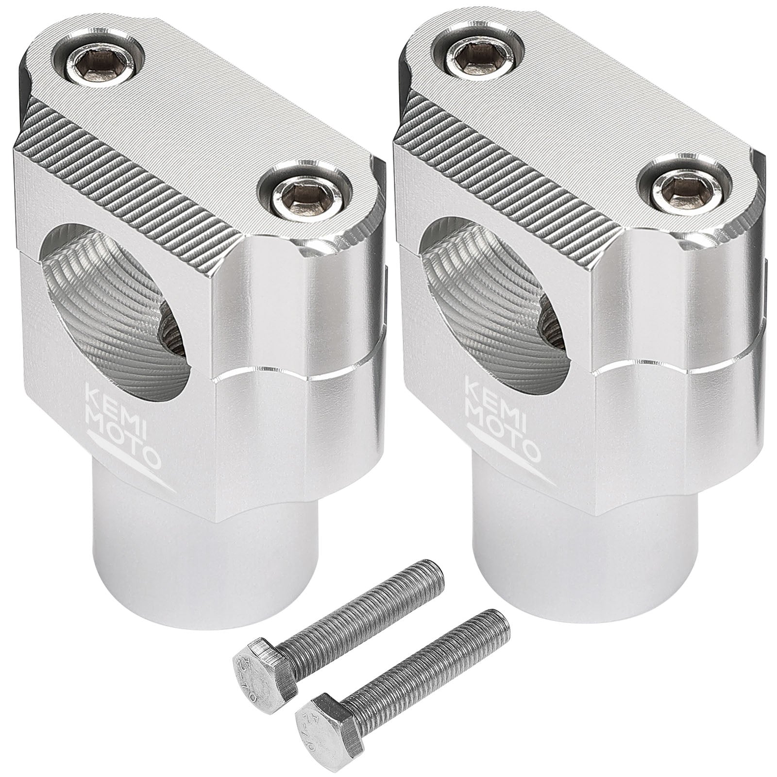 1 Inch Motorcycle Handlebar Risers, Aluminum Alloy Motorcycle Risers - Kemimoto