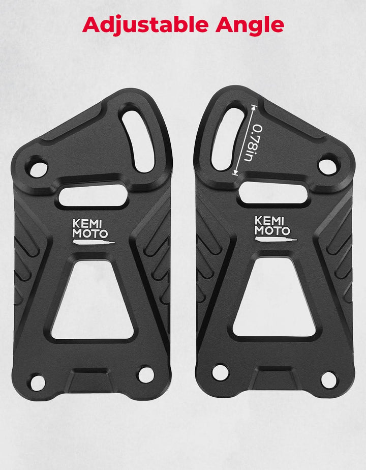 Motorcycle Windshield Risers Extension Adjustable Bracket for KLR 650 KLR650 - Kemimoto