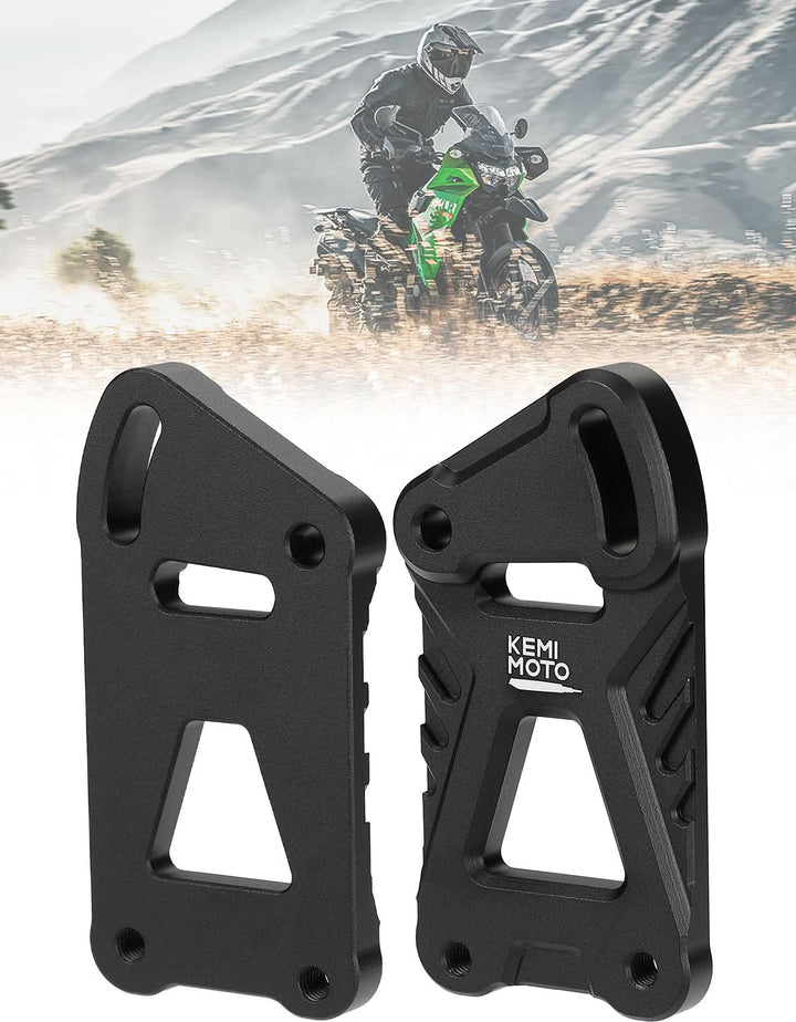 Motorcycle Windshield Risers Extension Adjustable Bracket for KLR 650 KLR650 - Kemimoto