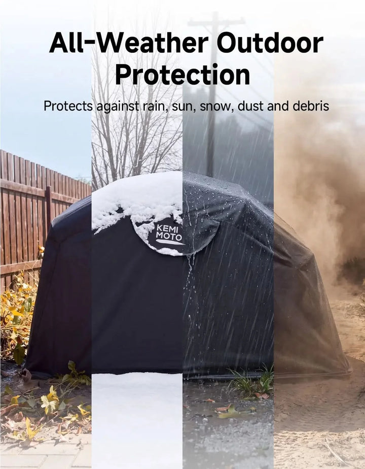 600D Motorcycle Storage Shelter Cover Outdoor for Trike Touring