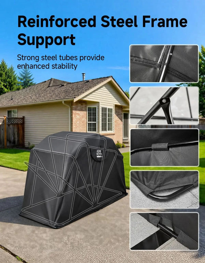 600D Motorcycle Storage Shelter Cover Outdoor for Trike Touring