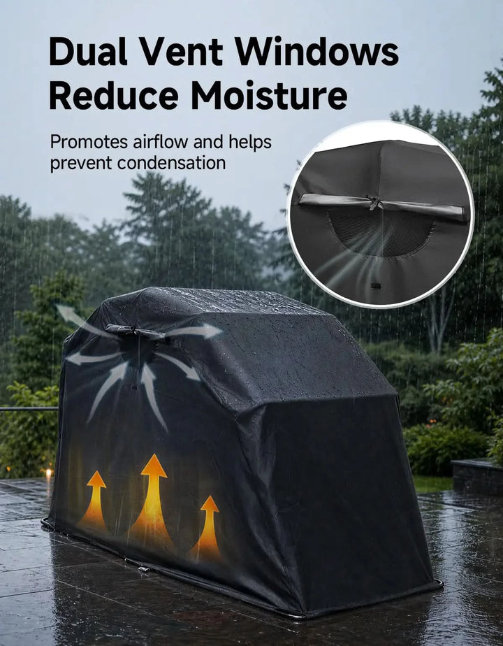 600D Motorcycle Storage Shelter Cover Outdoor for Trike Touring