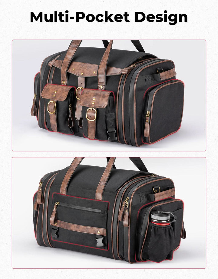Motorcycle Tail Bag, 60L Expandable Bag Luggage - Kemimoto