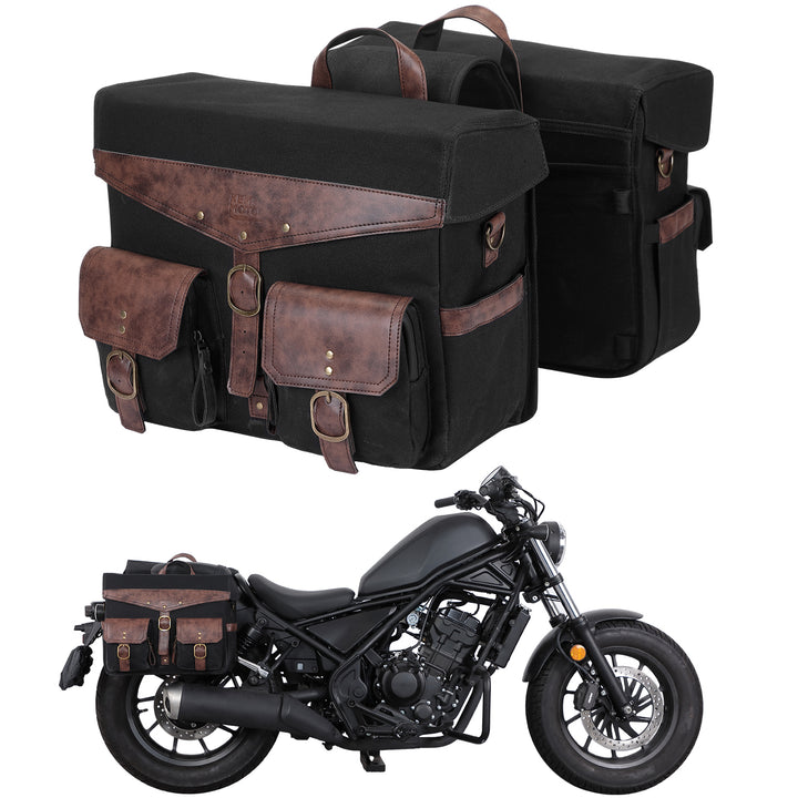 36L Saddlebags for Motorcycle Cruiser