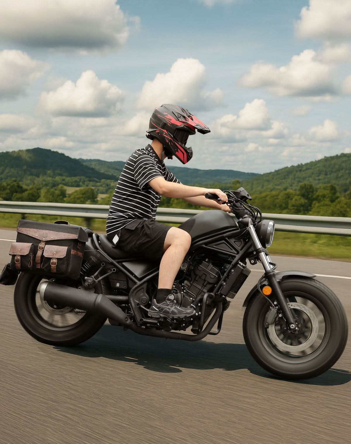 36L Saddlebags for Motorcycle Cruiser - Kemimoto