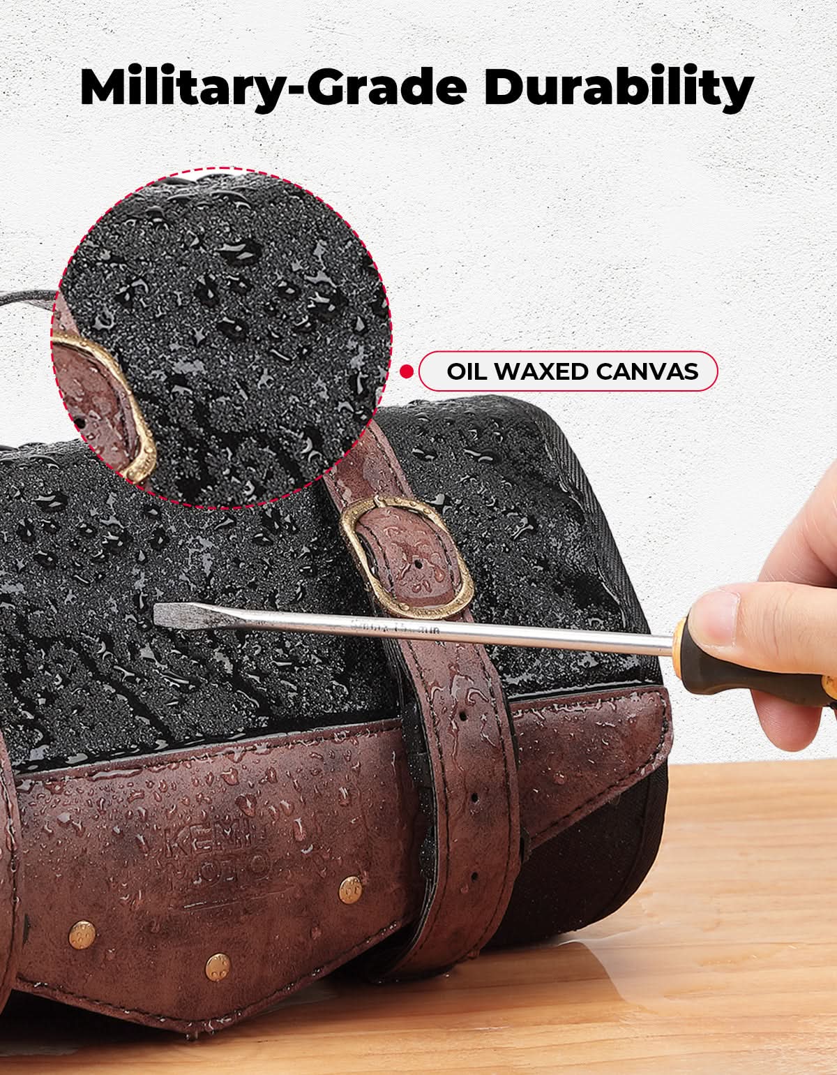 Roll Up Tool Bag for Motorcycle|ATV|UTV - Kemimoto