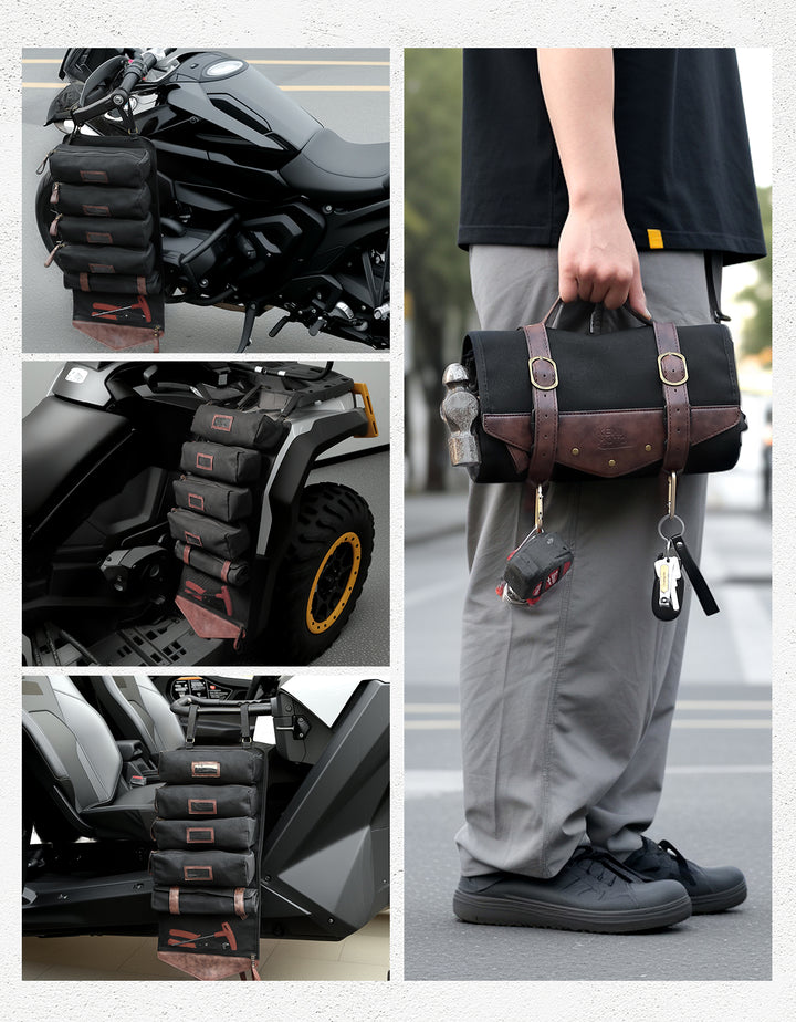 Roll Up Tool Bag for Motorcycle|ATV|UTV