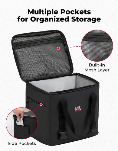20L Insulated Tail Bag for Motorcycle - Kemimoto