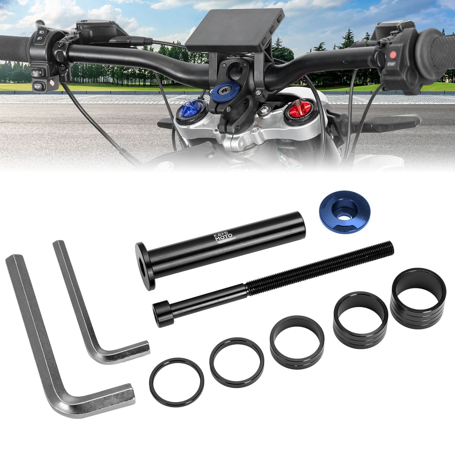 Stem Lock Spacer For Surron & Talaria Dirt Bikes - Kemimoto