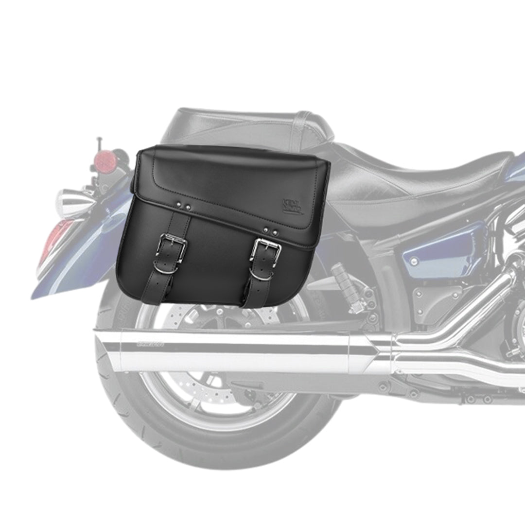 Motorcycles 30L Large Capacity PU Leather Saddle Bags